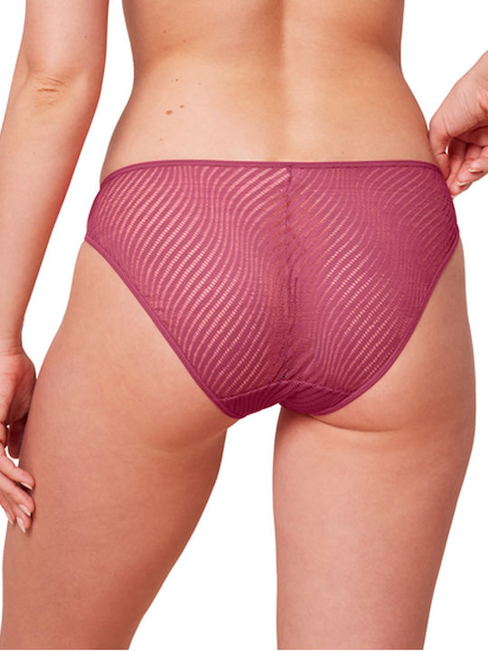 Triumph Damen Slip mit Spitze Rose