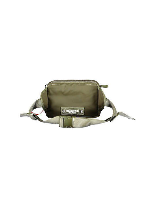 Aeronautica Militare Ανδρική Τσάντα Ώμου / Χιαστί Πράσινη