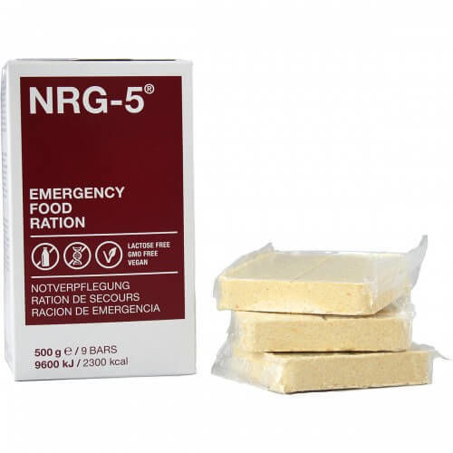 Katadyn Nrg-5 Energy Bars 2300kcal 500gr 20 Years 24pcs