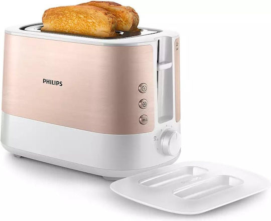 Philips Viva Collection Toaster 2 Schlitze 1050W Rosa