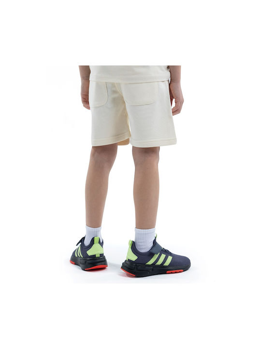 District75 Kids Athletic Shorts/Bermuda Ecru