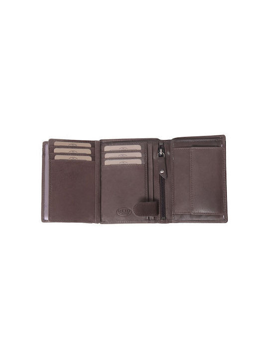 The Chesterfield Brand Men's Leather Wallet with RFID Brown