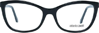 Roberto Cavalli Gacrux 867 001 Women's Acetate Prescription Eyeglass Frames Butterfly Black