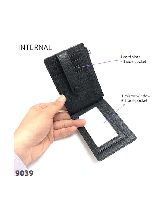 Leather Men's Wallet Cards Black