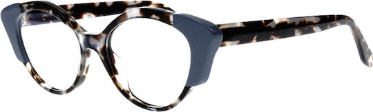 Epoka Epoka Lisi C5 Plastic Eyeglass Frame Butterfly Black