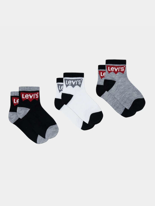 Levi's Șosete pentru Copii Black 3 Perechi