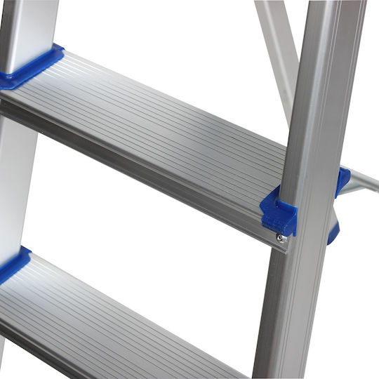 Keskor Ladder Aluminum with 2+1 Steps 107cm