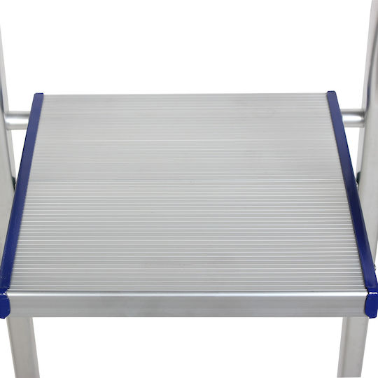 Keskor Ladder Aluminum with 2+1 Steps 107cm