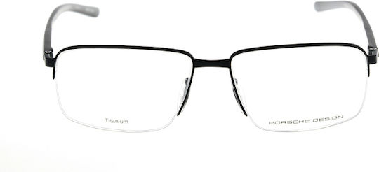 Porsche Design Männlich Metallisch Brillenrahmen Schwarz P83165515140