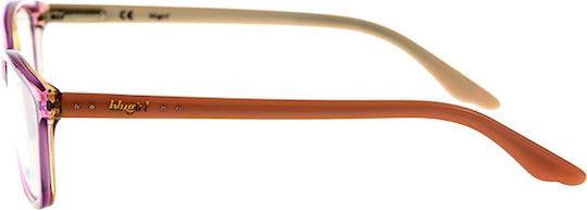 Blumarine Plastic Eyeglass Frame Pink B524S5214140