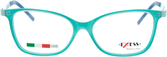 Exess Children's Plastic Eyeglass Frame Blue EX543 Α959