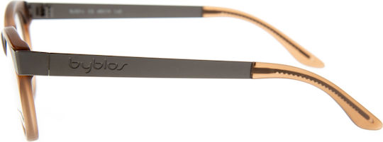 Byblos Plastic Eyeglass Frame Beige BY0314819140