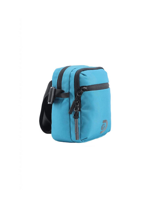 Discovery Shoulder / Crossbody Bag with Zipper Turquoise