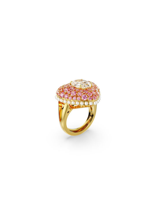 Swarovski Hyperbola Damen Ring mit Steinen aus Gold