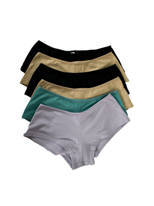 Bonito Baumwolle Damen Boxer MultiPack