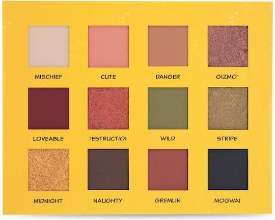 Mad Beauty Paletă cu Farduri de Pleoape Matifiant Formă Solidă Gremlins Eyeshadow Palette
