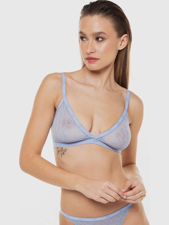 Guess Edytha Bralette Σουτιέν Μπλε Guess Edytha Bralette Σουτιέν Μπλε