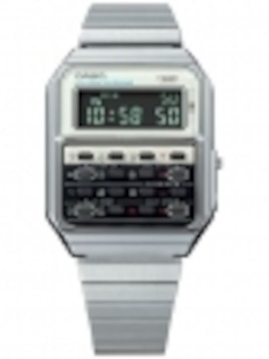 Casio Casio Vintage Ρολόι Μπαταρίας με Μεταλλικό Μπρασελέ Casio Casio Vintage Ρολόι Μπαταρίας με Μεταλλικό Μπρασελέ