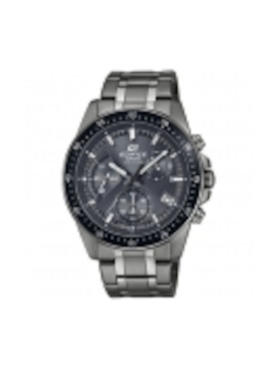 Casio Uhr Chronograph Batterie mit Metallarmband