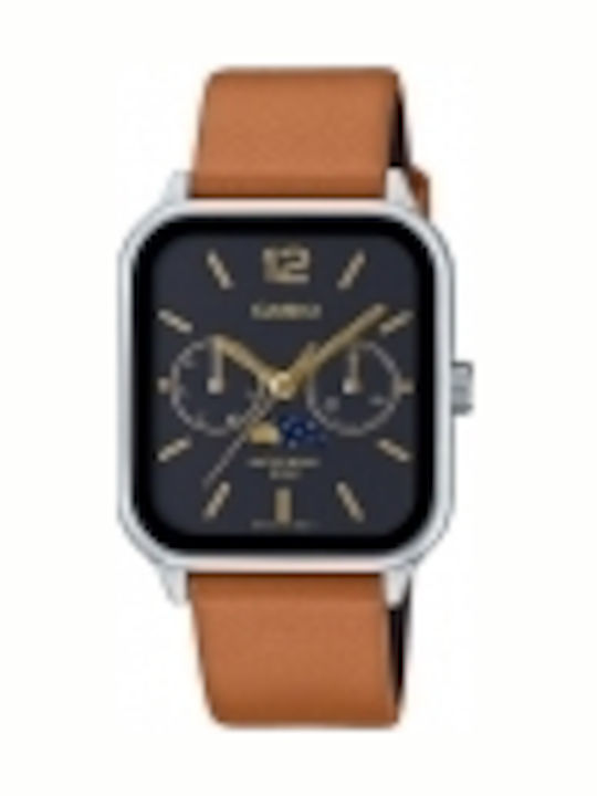 Casio Ρολόι Μπαταρίας με Δερμάτινο Λουράκι Casio Ρολόι Μπαταρίας με Δερμάτινο Λουράκι