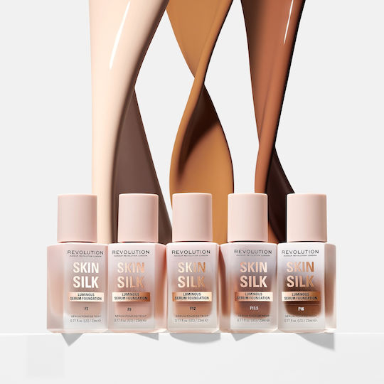 Fond de ten ser Silk Makeup Revolution 23ml (diverse nuanțe) - F5