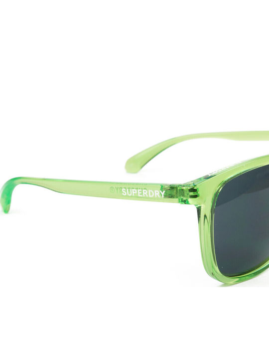 Superdry Men's Sunglasses with Green Plastic Frame SDS 5027 107