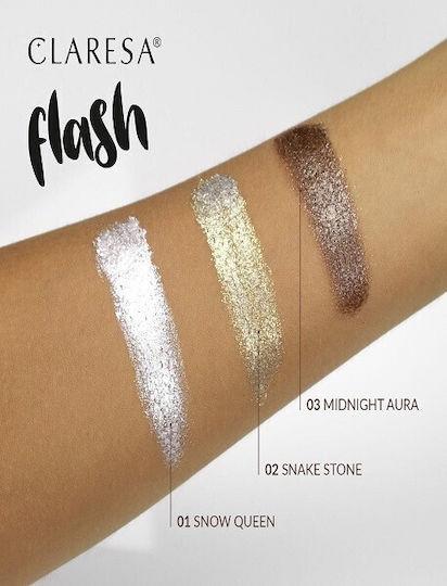 Claresa Flash Fard De Pleoape În Formă Pudră Presată Snow Queen 3gr