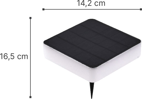Inlight Spiked Solar Light 1.5W 100lm with Warm White Light 3000K IP65 14.2cmx16.5cmcm