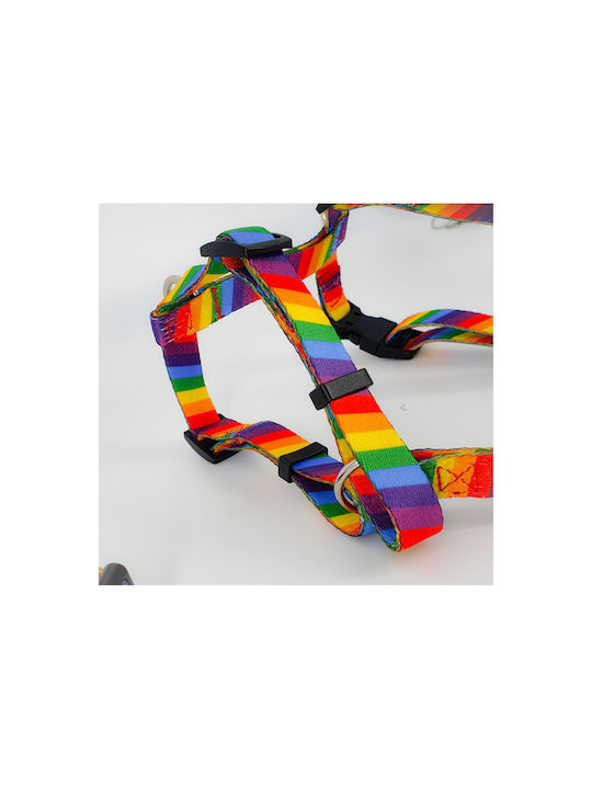 Dog Harness Rainbow/space 24-77 cm Sam001 - multicolored