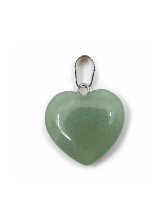 Aventurine Heart Necklace.