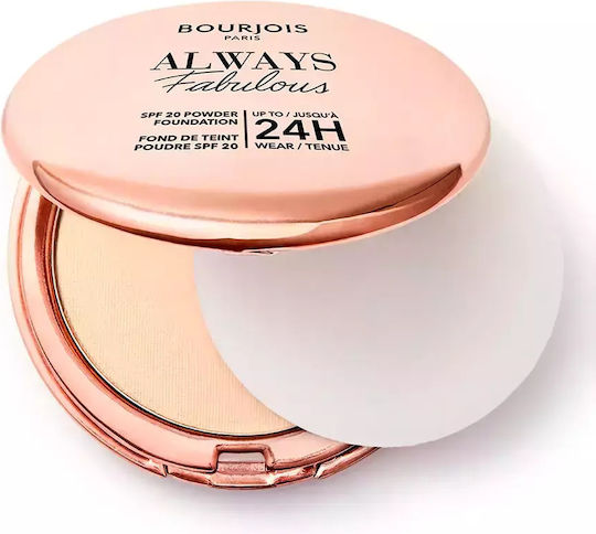 Bourjois Always Fabulous Compact Make Up SPF20 Golden Ivory #115 7gr