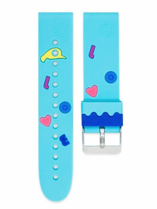 Gummi-Armband Rosa 16mm