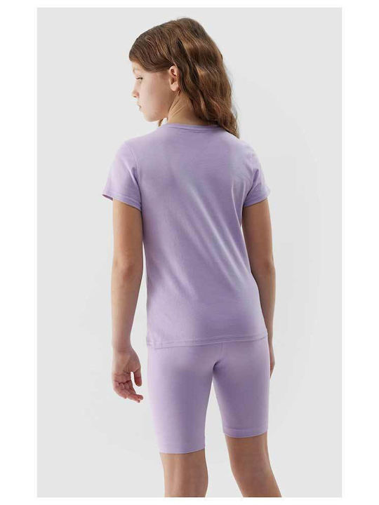 4F Kids Short Cycling Legging Lilac