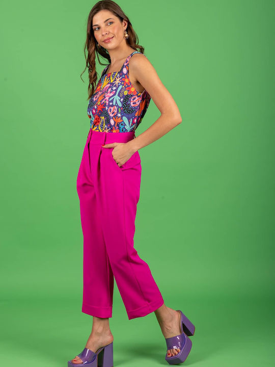 Women's Chino Trousers Fuchia