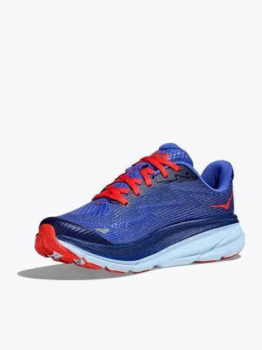 Clifton 9 Αθλητικά Παιδικά Παπούτσια Running με Κορδόνια Bellwether Blue / Dazzling Blue 1131170-BBDGB