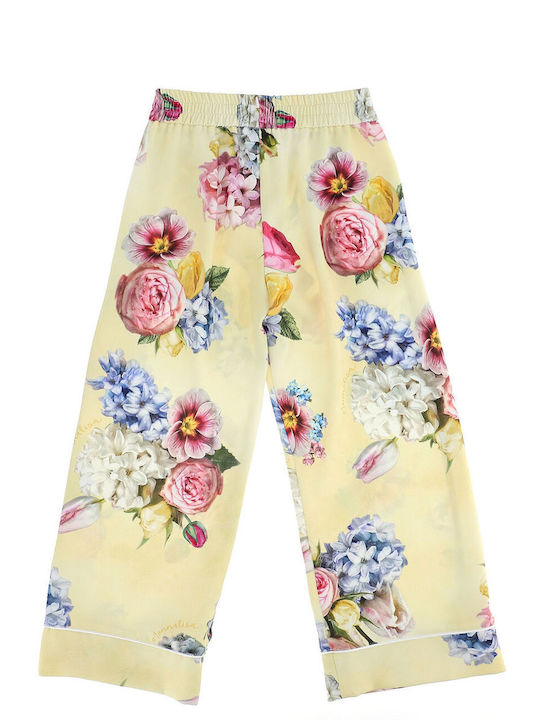 Monnalisa Floral Fabric Pants 715404 5652-0014 Mädchen