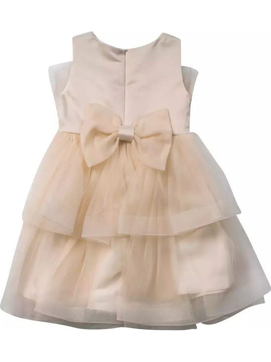 Kinderkleid Tüll Beige