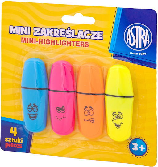 Astra Textmarker 2.5mm Mehrfarbig 4Stück
