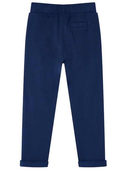 vidaXL Kids Sweatpants Navy Blue 1pcs