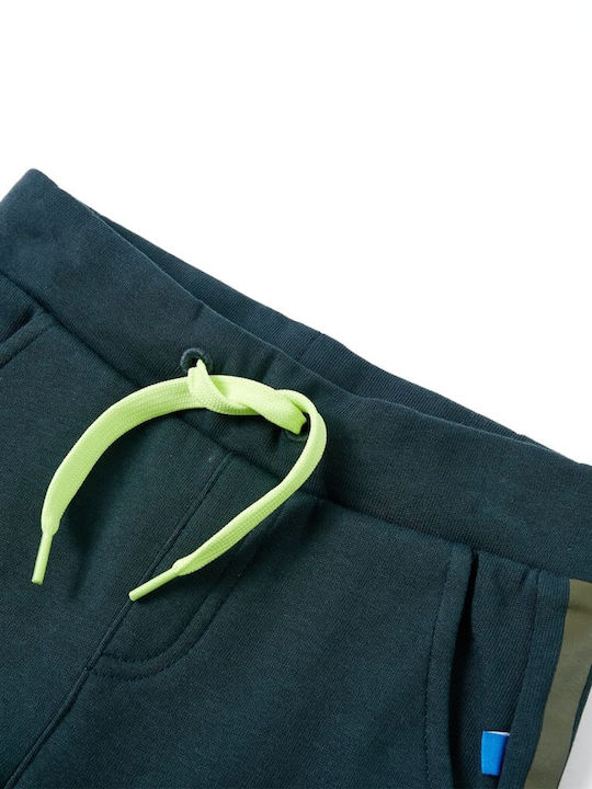 vidaXL Copilăresc Pantalon de Trening Green 1buc