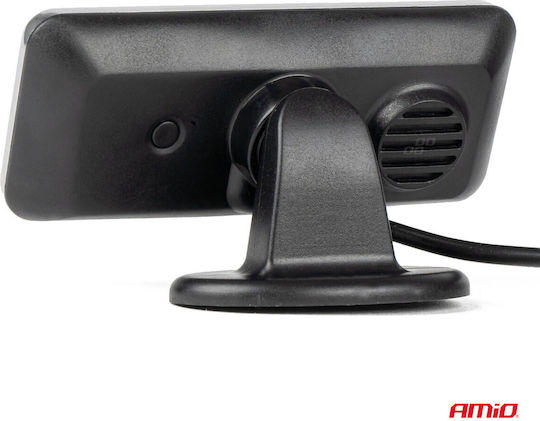 AMiO Car Parking System Back with Screen / Buzzer and 4 Sensors 18mm in Black Color