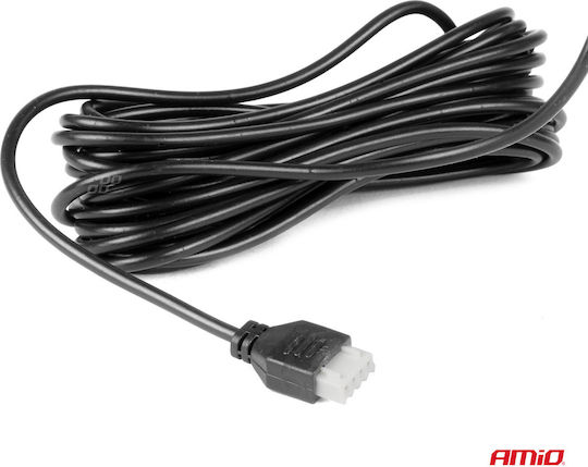 AMiO Car Parking System Back with Screen / Buzzer and 8 Sensors 16.5mm in Black Color