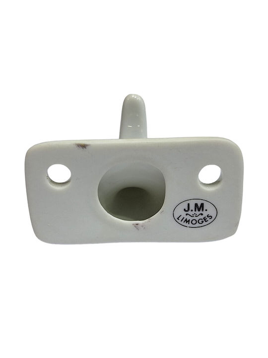 Agățătoare De Perete Din Polirosină Albă 6x3.8x3cm