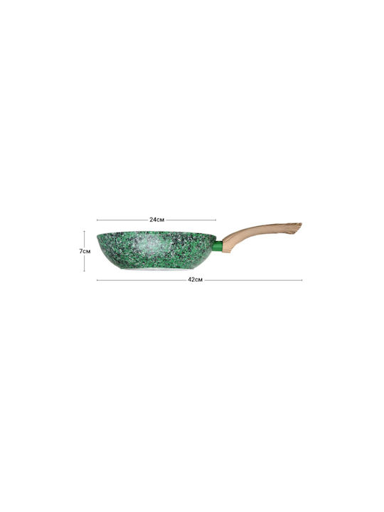 Fissman Wok din Aluminiu cu Strat Antiaderent