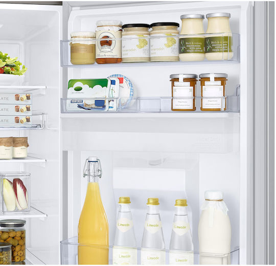 Samsung Kühl-Gefrierkombination 341Es NoFrost H185.3xB59.5xT65.8cm. Inox RB34C652ESA/EF