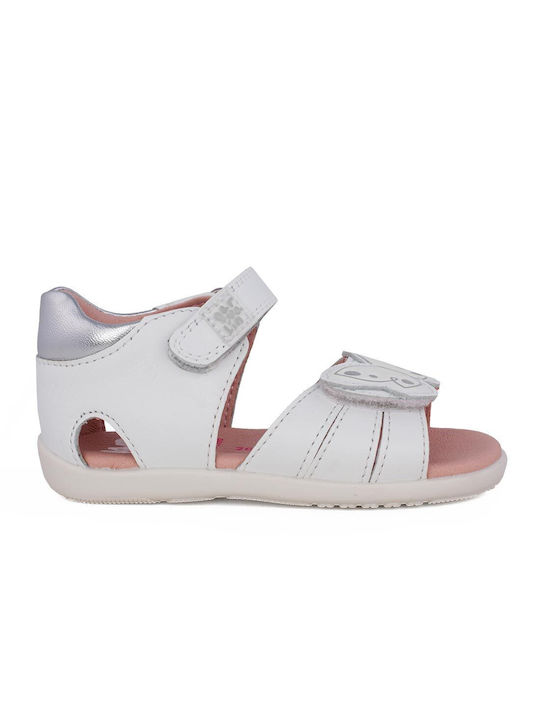 Garvalin Kinder Sandalen Anatomisch Weiß