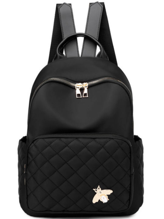 Yookie Damen Tasche Rucksack Schwarz