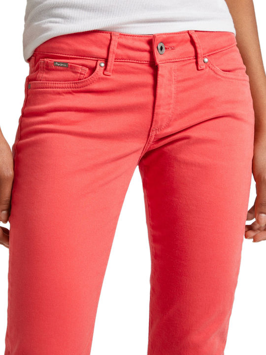 Women's Jean Pants in Skinny Fit Red