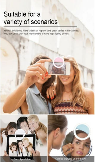 Alogy Selfie Flash Ring Light Led in Blue color