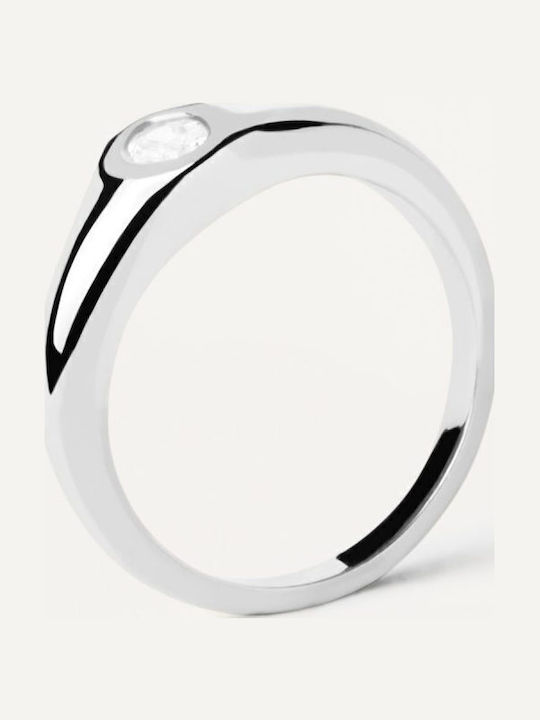 P D Paola Stamp Damen Silberring
